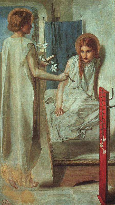Dante Gabriel Rossetti Ecce Ancilla Domini ! France oil painting art